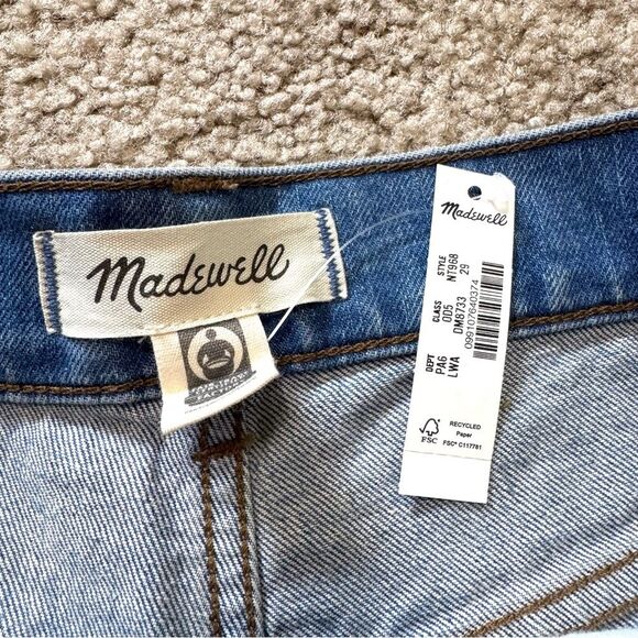 NWT ✨ Madewell Perfect Vintage Short in Lockeford distressed wash, size 29 - Picture 5 of 9